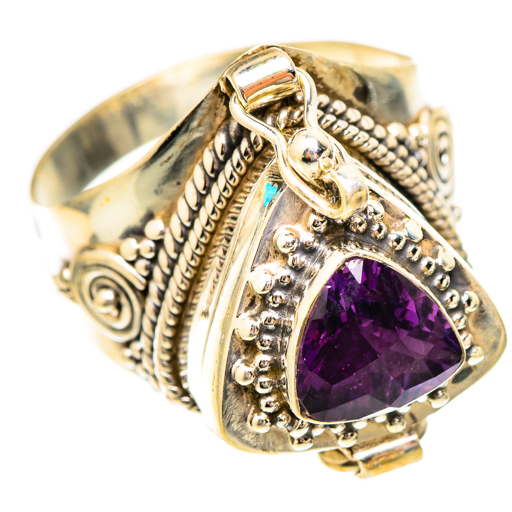 Brazilian Amethyst Rings handcrafted by Ana Silver Co - RING117347 - Photo 2
