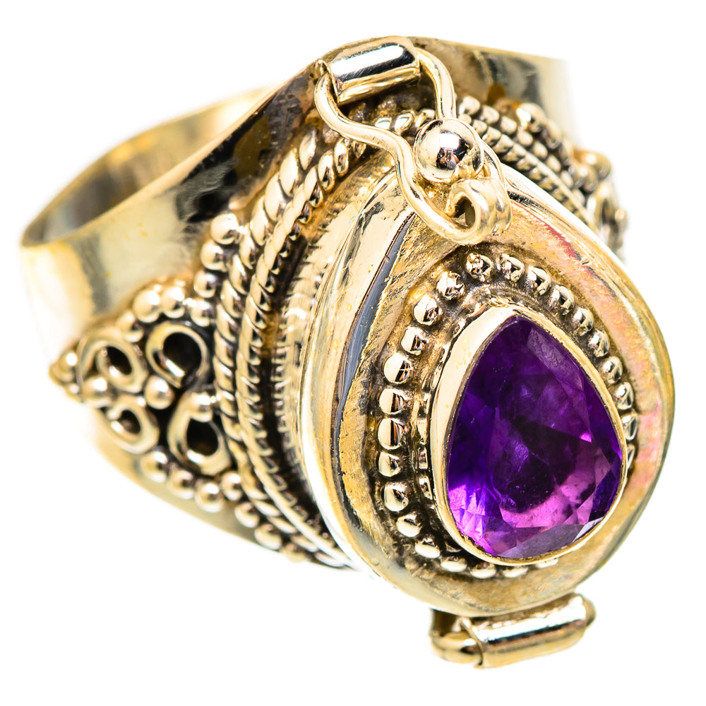 Brazilian Amethyst Rings handcrafted by Ana Silver Co - RING117349 - Photo 2