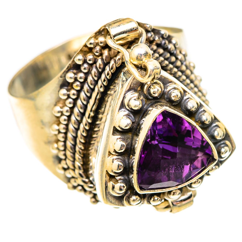 Brazilian Amethyst Rings handcrafted by Ana Silver Co - RING117352 - Photo 2