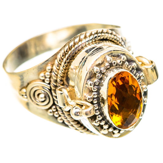 Mandarin Citrine Rings handcrafted by Ana Silver Co - RING117364 - Photo 2