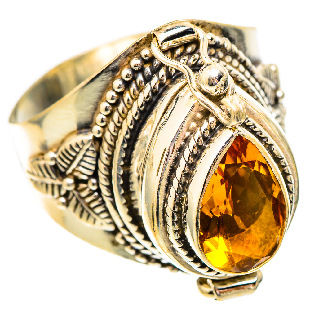 Mandarin Citrine Rings handcrafted by Ana Silver Co - RING117365 - Photo 2