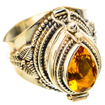 Mandarin Citrine Rings handcrafted by Ana Silver Co - RING117365 - Photo 2