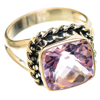 Pink Amethyst Rings handcrafted by Ana Silver Co - RING117368 - Photo 2