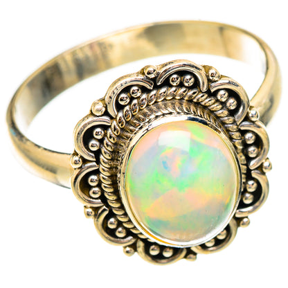 Ethiopian Opal Rings handcrafted by Ana Silver Co - RING117376 - Photo 2