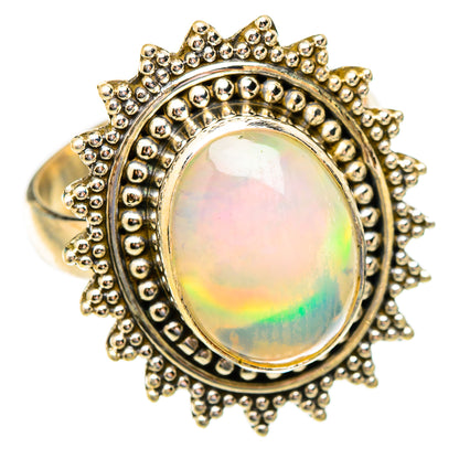 Ethiopian Opal Rings handcrafted by Ana Silver Co - RING117377 - Photo 2