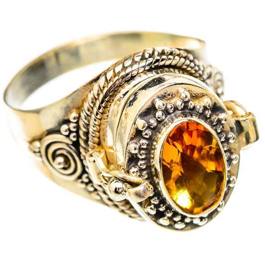 Mandarin Citrine Rings handcrafted by Ana Silver Co - RING117383 - Photo 2