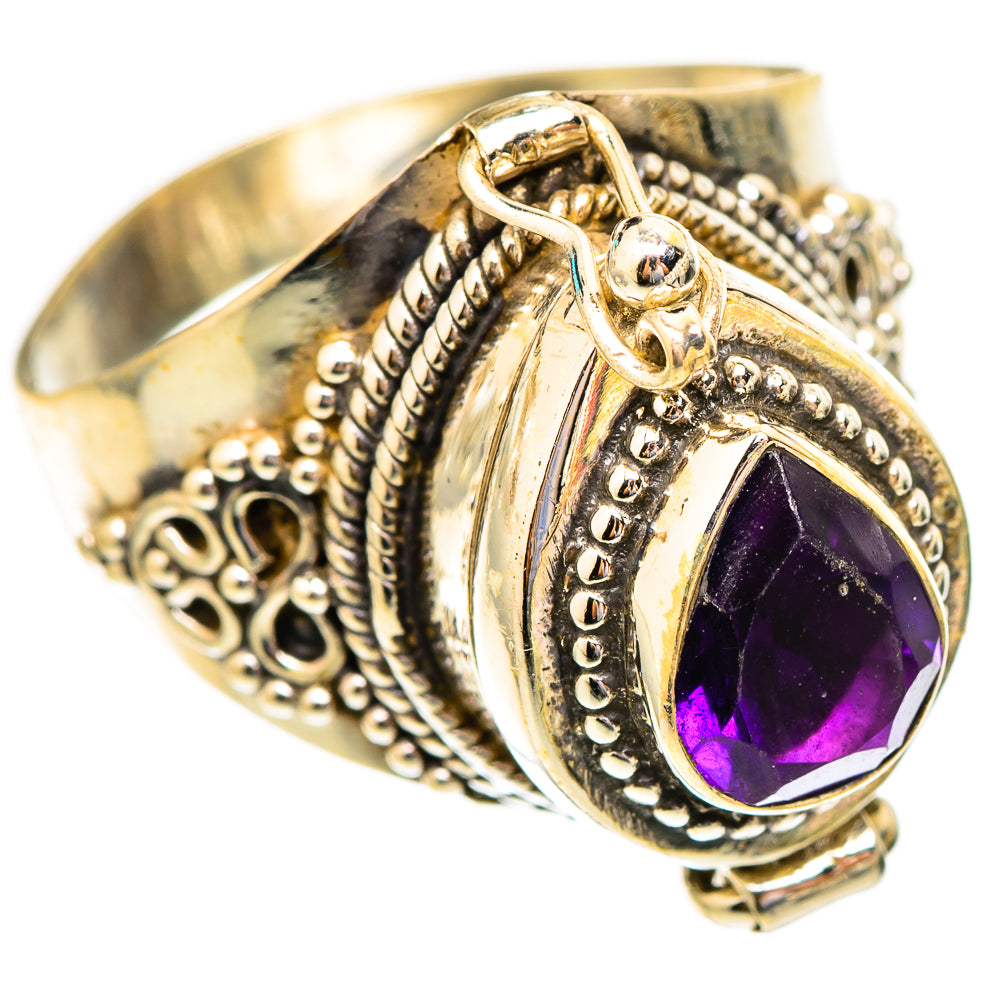 Brazilian Amethyst Rings handcrafted by Ana Silver Co - RING117386 - Photo 2