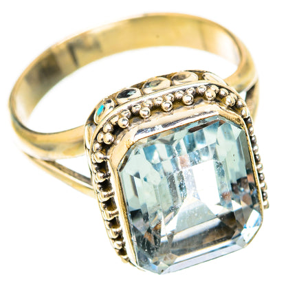 Blue Topaz Rings handcrafted by Ana Silver Co - RING117401 - Photo 2