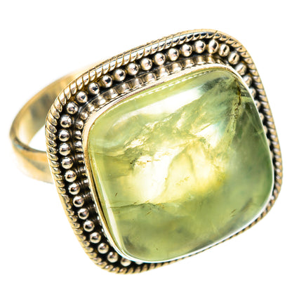 Prehnite Rings handcrafted by Ana Silver Co - RING117402 - Photo 2