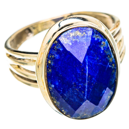Lapis Lazuli Rings handcrafted by Ana Silver Co - RING117406 - Photo 2