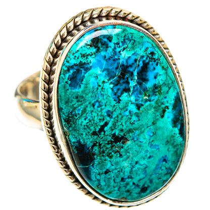 Shattuckite Rings handcrafted by Ana Silver Co - RING117408 - Photo 2