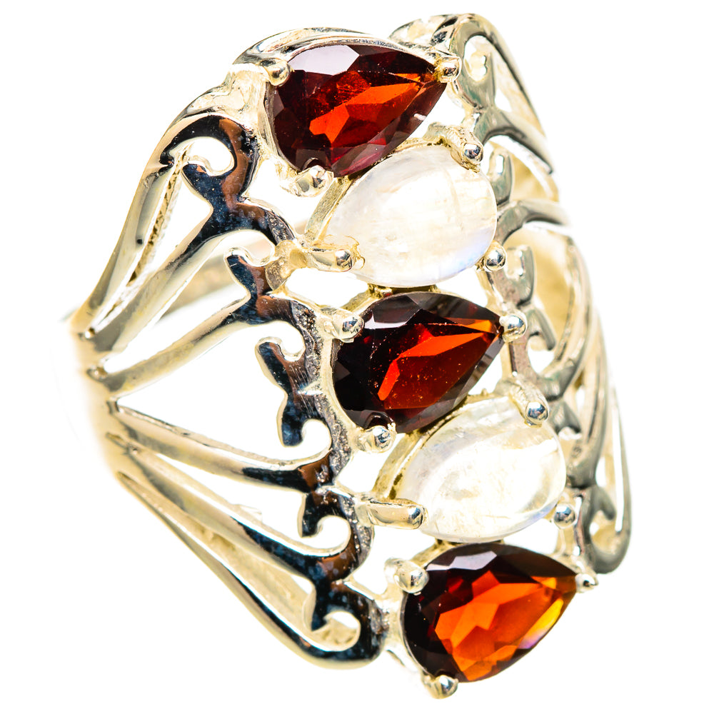 Garnet Rings handcrafted by Ana Silver Co - RING117415 - Photo 2