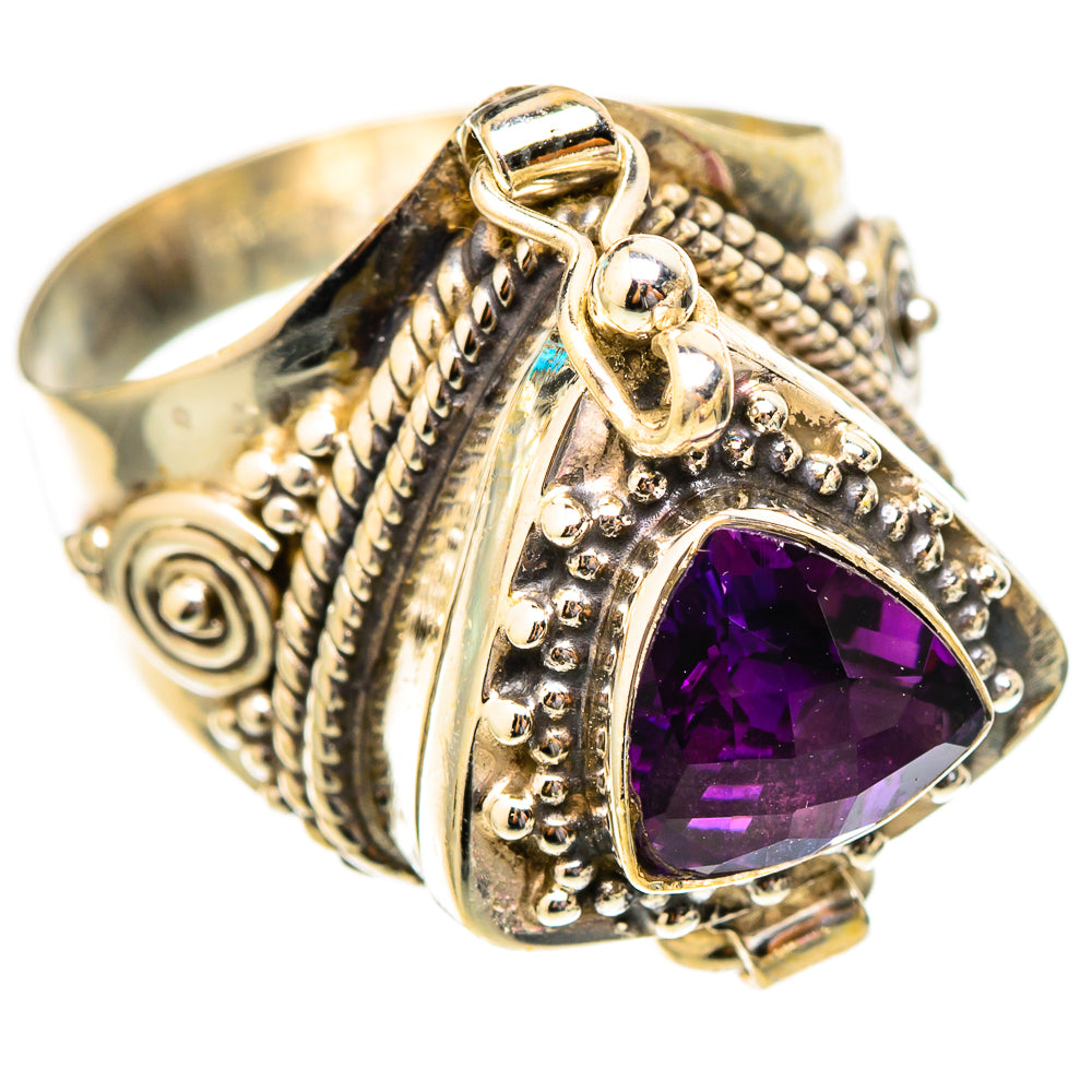 Amethyst Rings handcrafted by Ana Silver Co - RING117418 - Photo 2