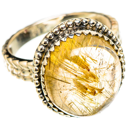 Rutilated Quartz Rings handcrafted by Ana Silver Co - RING117420 - Photo 2