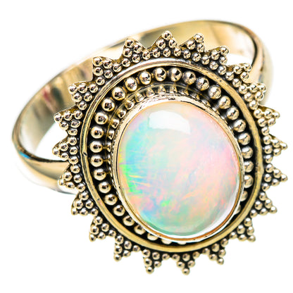 Ethiopian Opal Rings handcrafted by Ana Silver Co - RING117428 - Photo 2