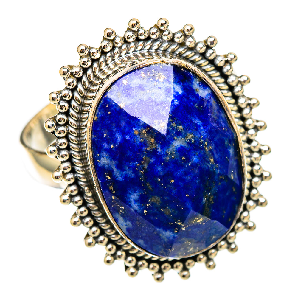Lapis Lazuli Rings handcrafted by Ana Silver Co - RING117433 - Photo 2