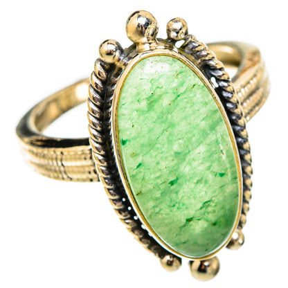 Green Aventurine Rings handcrafted by Ana Silver Co - RING117436 - Photo 2