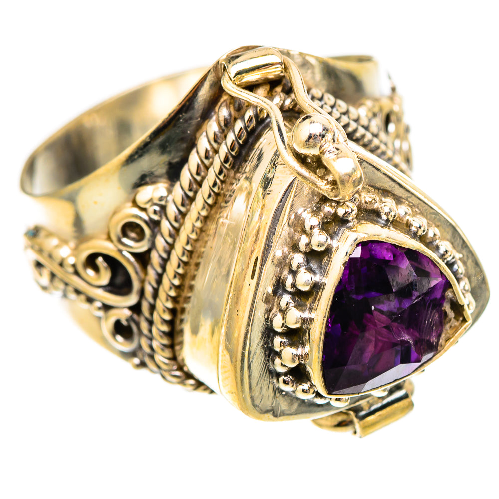 Amethyst Rings handcrafted by Ana Silver Co - RING117447 - Photo 2