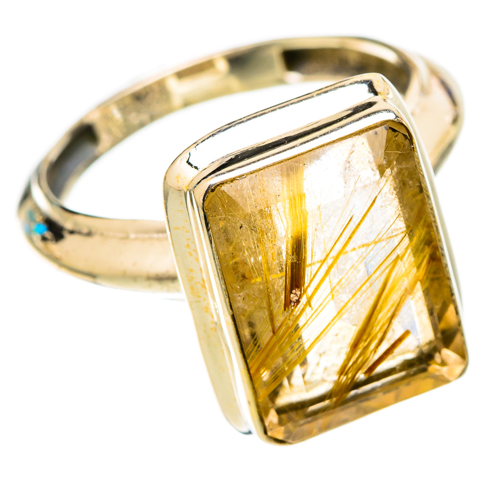 Rutilated Quartz Rings handcrafted by Ana Silver Co - RING117449 - Photo 2