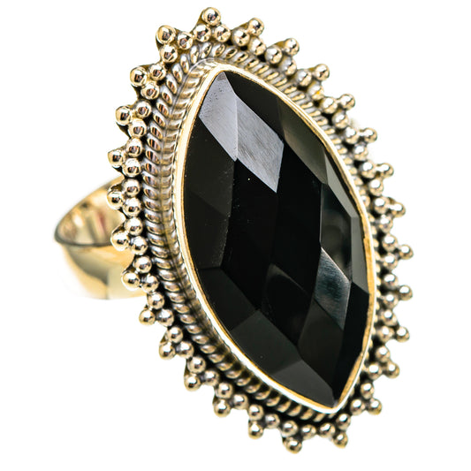 Black Onyx Rings handcrafted by Ana Silver Co - RING117451 - Photo 2