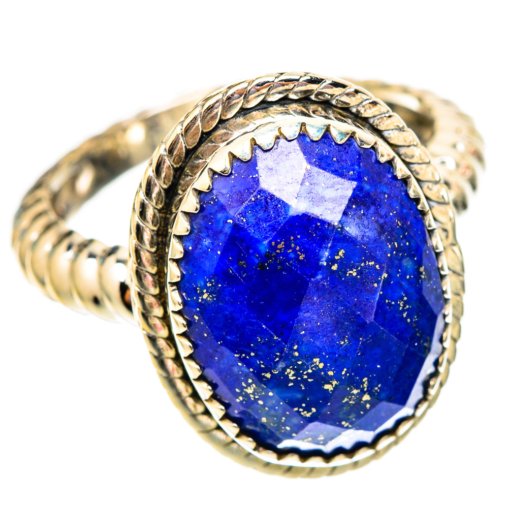 Lapis Lazuli Rings handcrafted by Ana Silver Co - RING117461 - Photo 2