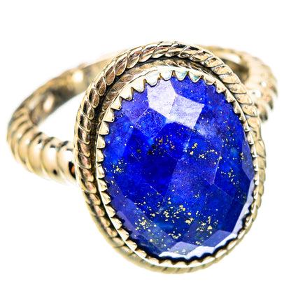 Lapis Lazuli Rings handcrafted by Ana Silver Co - RING117461 - Photo 2