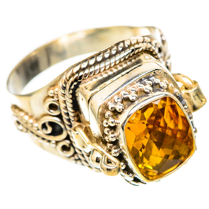 Citrine Rings handcrafted by Ana Silver Co - RING117469 - Photo 2