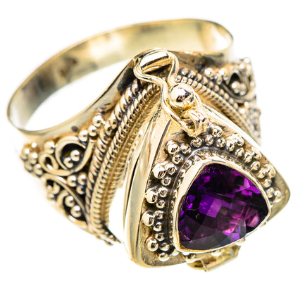Amethyst Rings handcrafted by Ana Silver Co - RING117474 - Photo 2