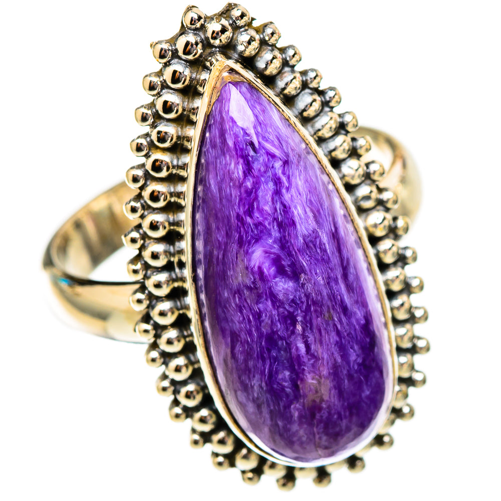 Charoite Rings handcrafted by Ana Silver Co - RING117476 - Photo 2