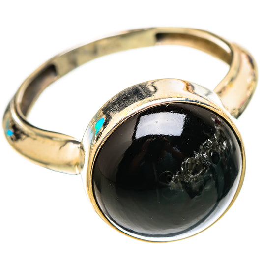 Black Onyx Rings handcrafted by Ana Silver Co - RING117477 - Photo 2