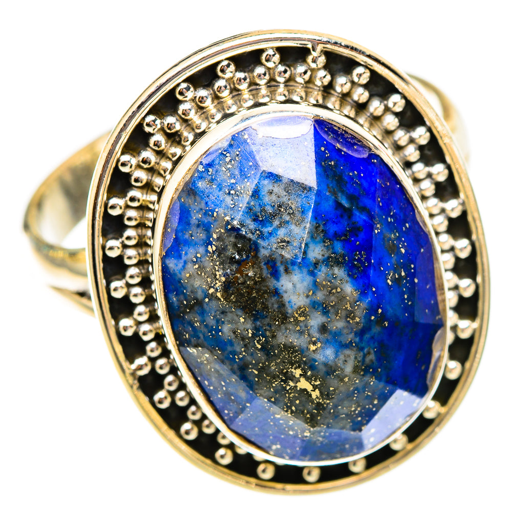 Lapis Lazuli Rings handcrafted by Ana Silver Co - RING117488 - Photo 2