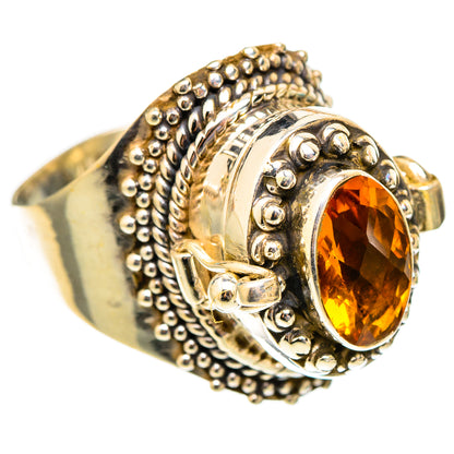 Mandarin Citrine Rings handcrafted by Ana Silver Co - RING117495 - Photo 2