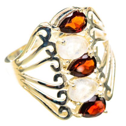 Garnet Rings handcrafted by Ana Silver Co - RING117499 - Photo 2