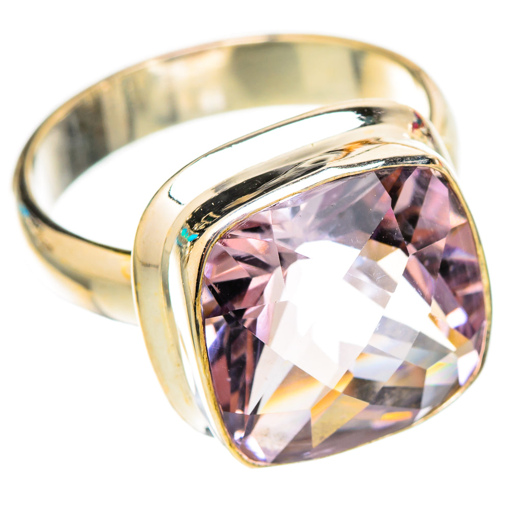 Pink Amethyst Rings handcrafted by Ana Silver Co - RING117501 - Photo 2
