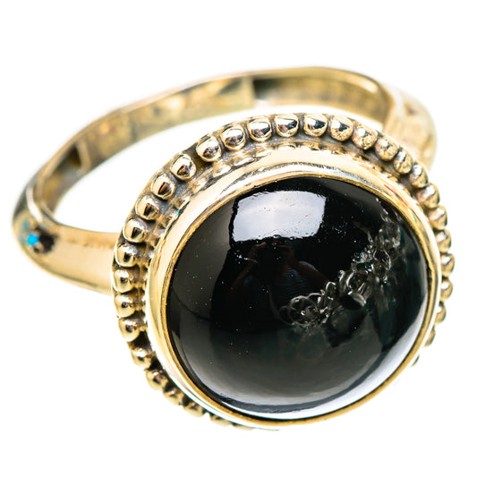 Black Onyx Rings handcrafted by Ana Silver Co - RING117502 - Photo 2
