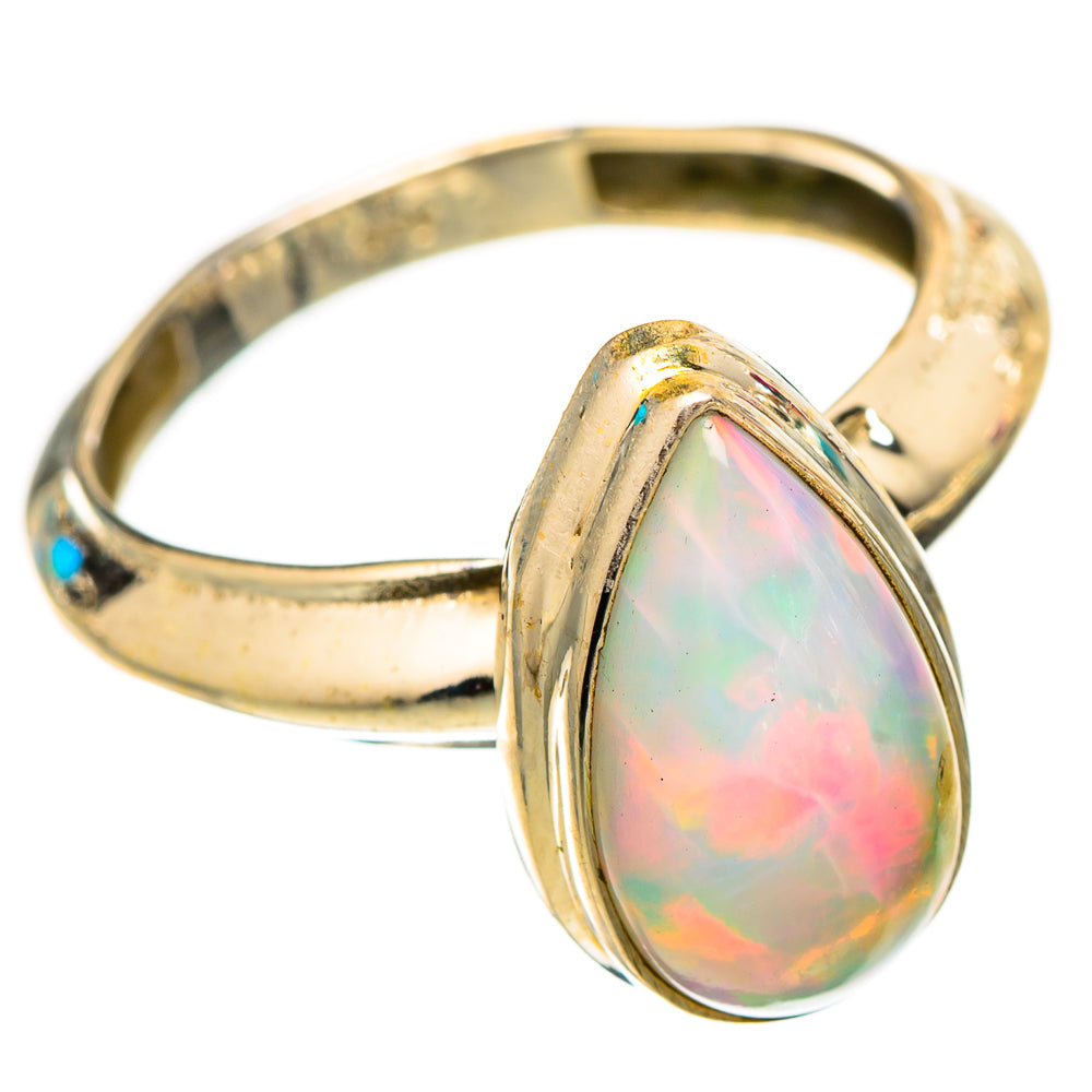 Ethiopian Opal Rings handcrafted by Ana Silver Co - RING117509 - Photo 2