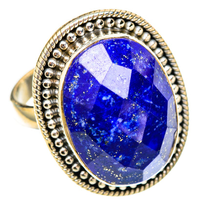Lapis Lazuli Rings handcrafted by Ana Silver Co - RING117514 - Photo 2
