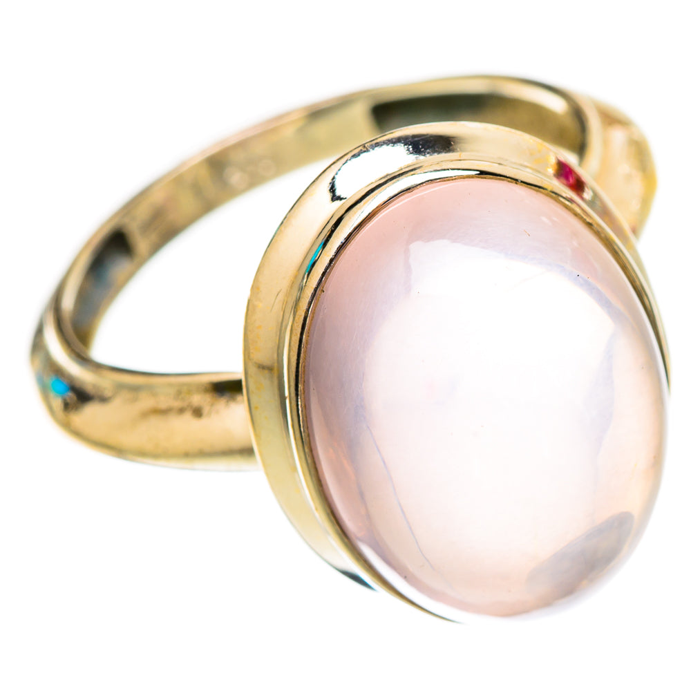 Rose Quartz Rings handcrafted by Ana Silver Co - RING117520 - Photo 2