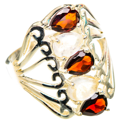 Garnet Rings handcrafted by Ana Silver Co - RING117523 - Photo 2