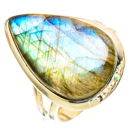 Labradorite Rings handcrafted by Ana Silver Co - RING117532 - Photo 2
