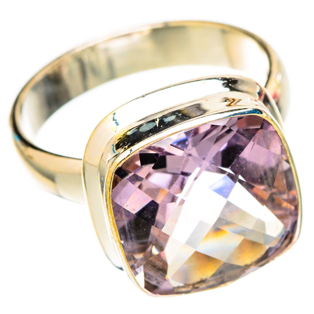 Pink Amethyst Rings handcrafted by Ana Silver Co - RING117549 - Photo 2