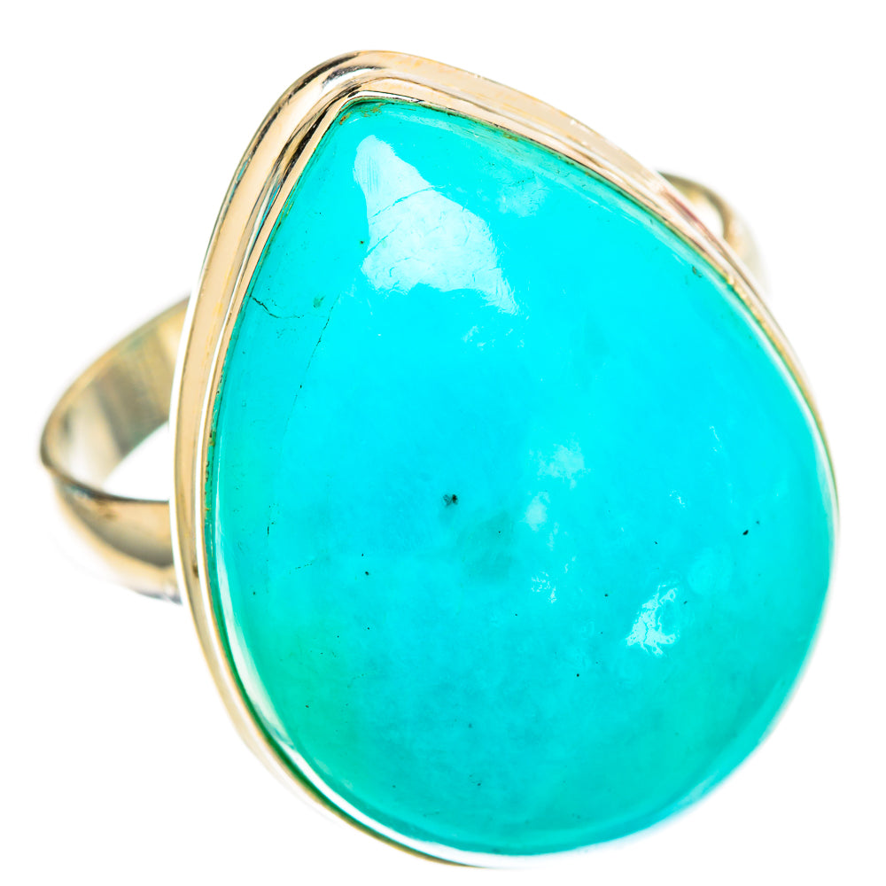 Peruvian Amazonite Rings handcrafted by Ana Silver Co - RING117562 - Photo 2
