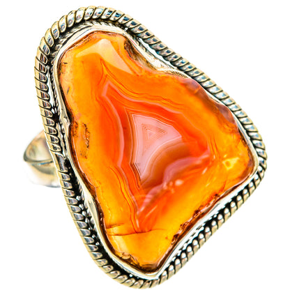 Botswana Agate Rings handcrafted by Ana Silver Co - RING117578 - Photo 2