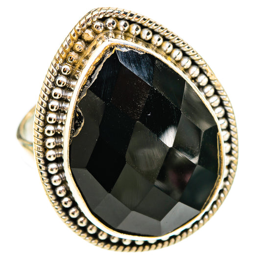 Black Onyx Rings handcrafted by Ana Silver Co - RING117587 - Photo 2