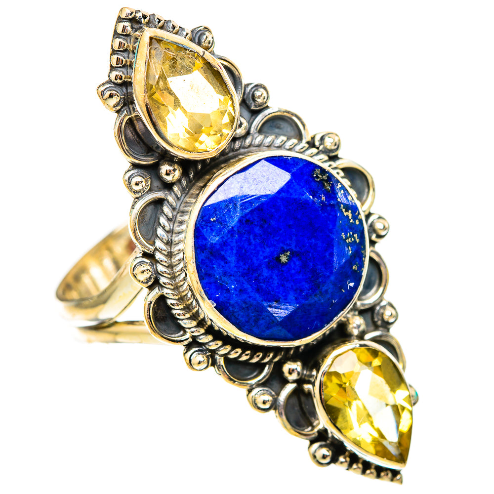 Lapis Lazuli Rings handcrafted by Ana Silver Co - RING117600 - Photo 2