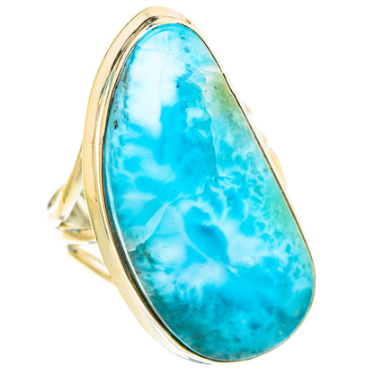 Larimar Rings handcrafted by Ana Silver Co - RING117603 - Photo 2