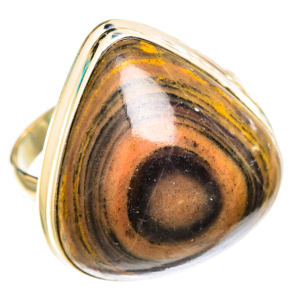 Bumble Bee Jasper Rings handcrafted by Ana Silver Co - RING117611 - Photo 2