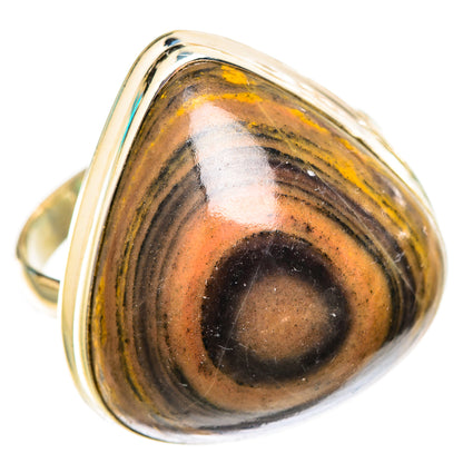 Bumble Bee Jasper Rings handcrafted by Ana Silver Co - RING117611 - Photo 2