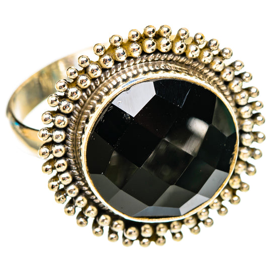 Black Onyx Rings handcrafted by Ana Silver Co - RING117617 - Photo 2