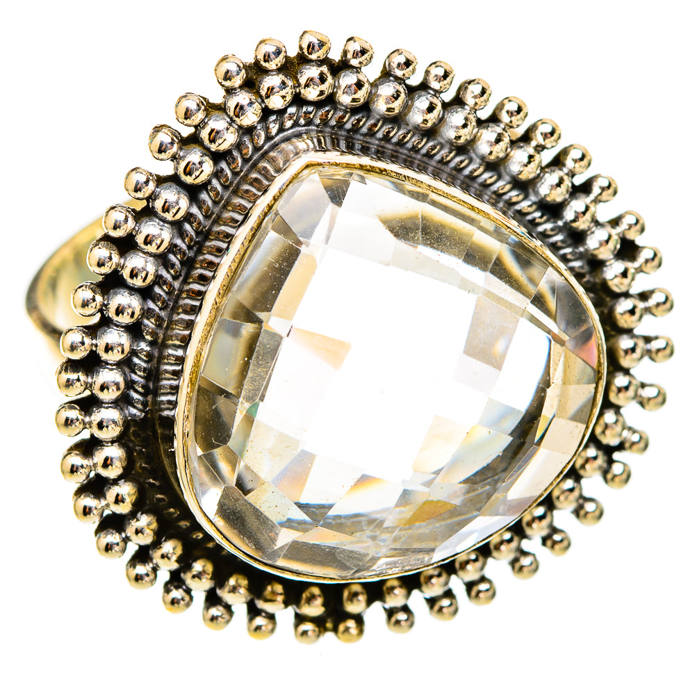 White Quartz Rings handcrafted by Ana Silver Co - RING117619 - Photo 2